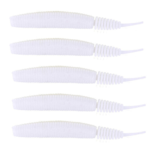 5pcs /Pack HENGJIA SO109 Spaghetti Worm Soft Bait Spiral Fishing Dummy Lures