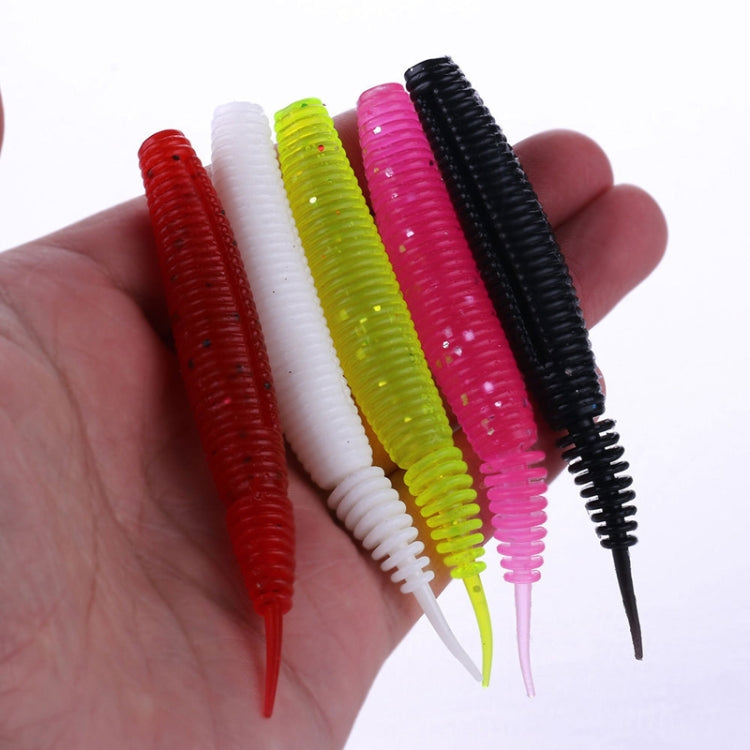 5pcs /Pack HENGJIA SO109 Spaghetti Worm Soft Bait Spiral Fishing Dummy Lures