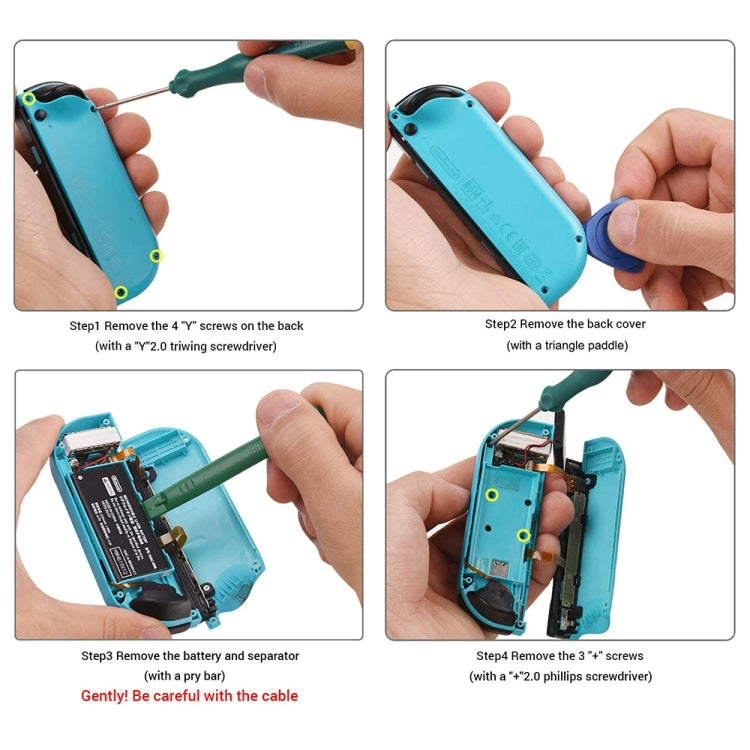 For Nintendo Switch Joycon Joystick Thumb Stick Repair Tool, 9 In 1 Kit, 19 In 1 Kit, 21 In 1 Kit, 32 In 1 Kit