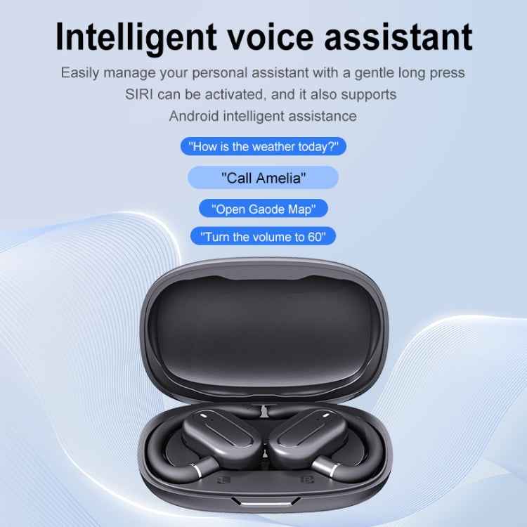 Hanger Type Stereo Outside Sound Bluetooth Earphones With Charging Bin