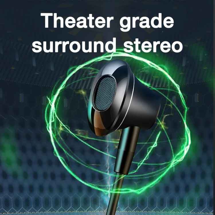 In-ear Wired Earphone Computer Subwoofer Singing Game Monitor Earphone