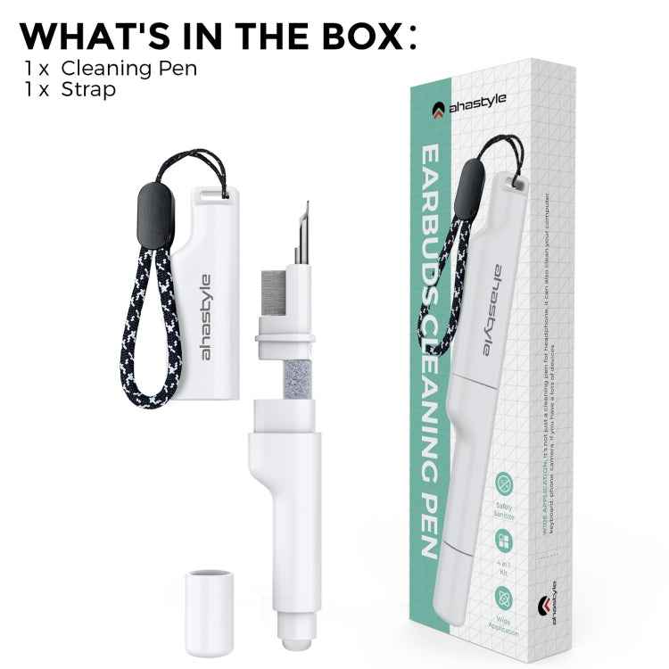 AhaStyle WG83 Earphone Cell Phone Cleaning Pen Keyboard Multifunctional Cleaner
