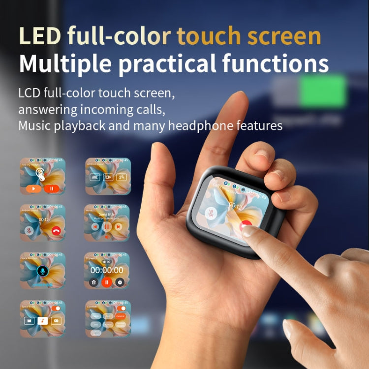 LX-10 Full-Color Touch Screen ANC+ENC Dual Noise Reduction In-Ear Wireless Bluetooth Earphone