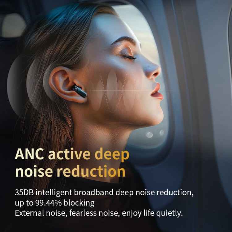 LX-10 Full-Color Touch Screen ANC+ENC Dual Noise Reduction In-Ear Wireless Bluetooth Earphone
