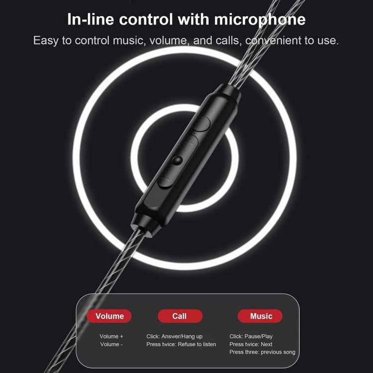 QKZ AK7 3.5mm Sports In-ear Stereo HIFI Heavy Bass Wired Earphones