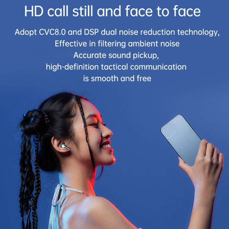 M21 2pairs Bluetooth 5.2 Earphones TWS Wireless Couple Noise Canceling Waterproof Earbuds