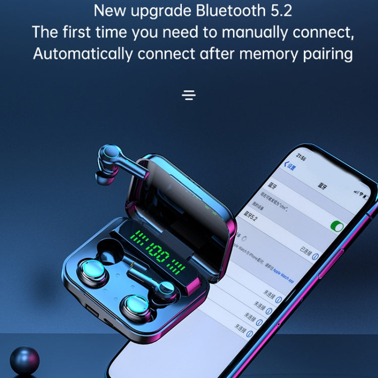 M21 2pairs Bluetooth 5.2 Earphones TWS Wireless Couple Noise Canceling Waterproof Earbuds