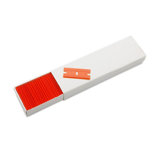 Scraper Replace UV Glue Plastic Double-sided Scraper Blade, 100pcs /Box