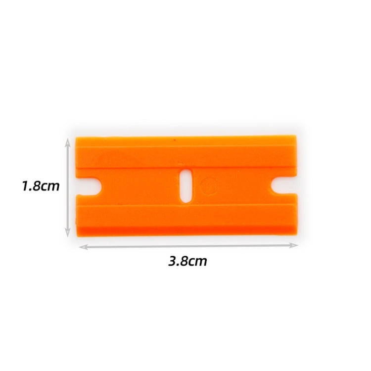 Scraper Replace UV Glue Plastic Double-sided Scraper Blade, 100pcs /Box