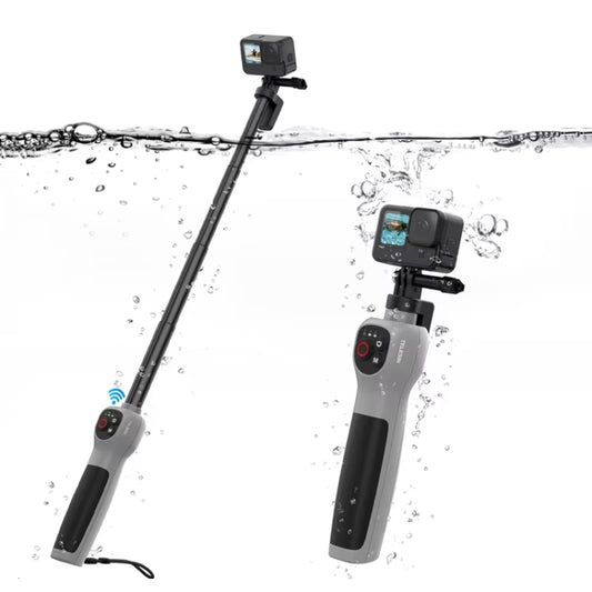 TELESIN 0.85m Underwater Selfie Stick Wireless Remote Control For GoPro HERO13 Black / HERO12 Black / HERO11 Black / HERO10 Black / HERO9 Black / HERO8 Black, Selfie Stick