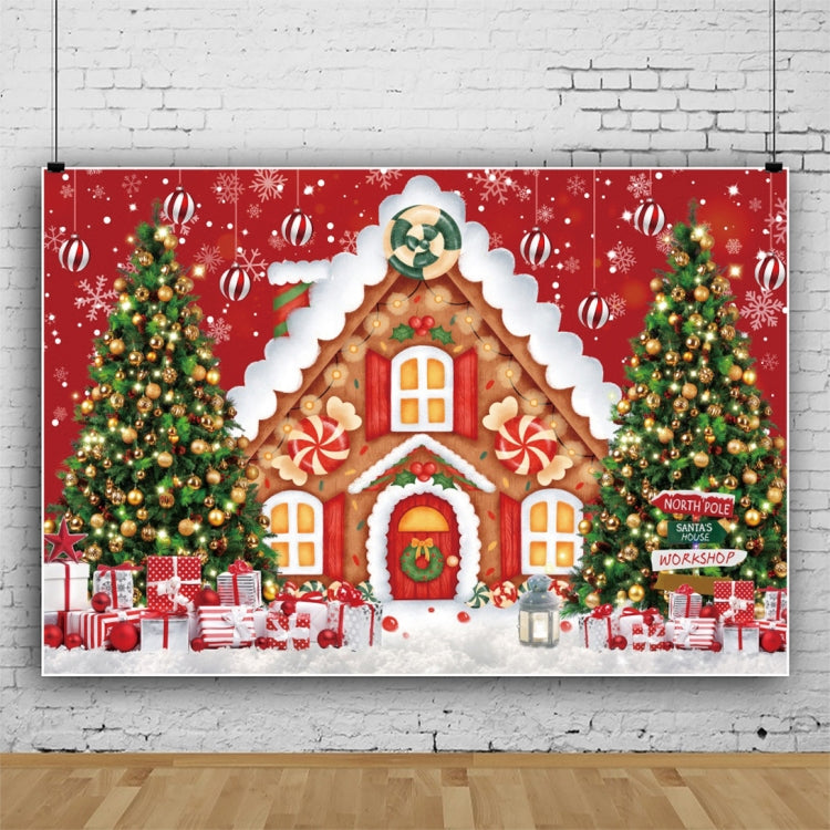 120x80cm Christmas Wreath Snow Scene Photography Background Curtain, 11421618, 11421670, 11421909, 11422035, 11422036, 11422037, 12805213, 12805214, 12805218