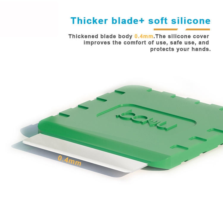 3pcs /Pack BAKU BA-219 Stainless Steel Prying Blade For Phone Screen & Residual Glue Remove, BA-219