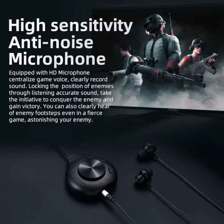 Bluedio LI PRO Cell Phone Wired In-Ear 3.5mm 7.1 Sound Card Gaming Computer Earphones
