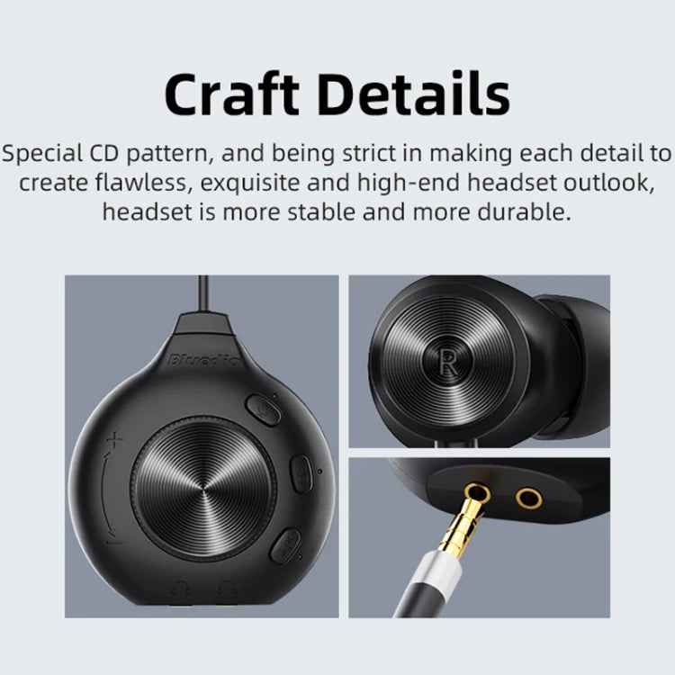 Bluedio LI PRO Cell Phone Wired In-Ear 3.5mm 7.1 Sound Card Gaming Computer Earphones