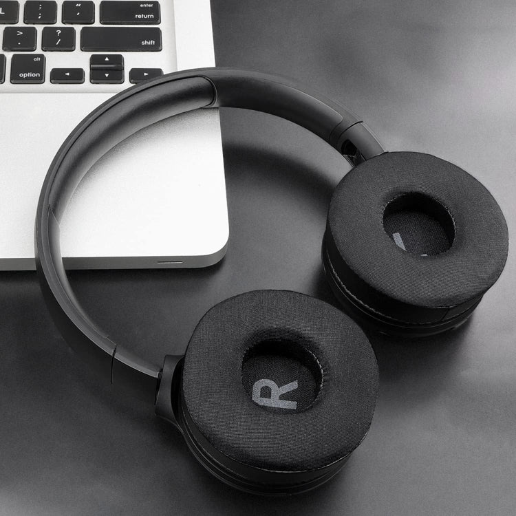 For JBL Tune 600BTNC / T500BT / T450BT 1pair Earphone Cushion Cover Earmuffs Replacement Earpads, LR Mesh Black, LR Ice Silk Black, Mesh Black