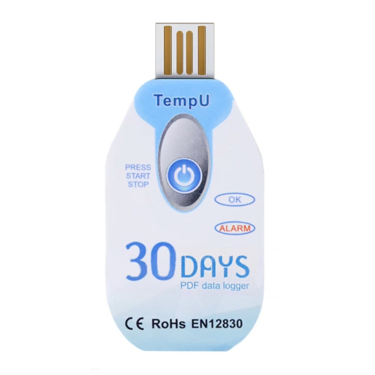 TempU Disposable Temperature Recorder For Cold Chain Transport Vehicles, 30 Days, 60 Days, 90 Days