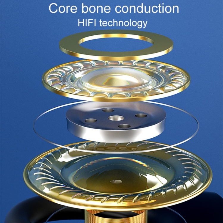 M-W8 Bone Conduction Digital On-Ear Single Ear Bluetooth Earphone