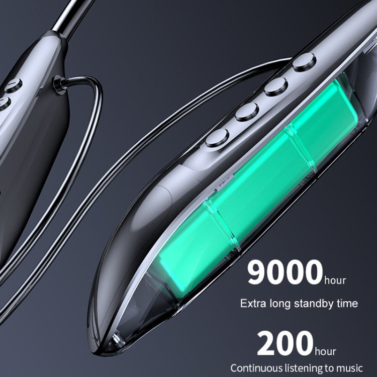 M518P Running Sports Long Standby Semi-In-Ear Neck-Hanging Digital Bluetooth Earphone