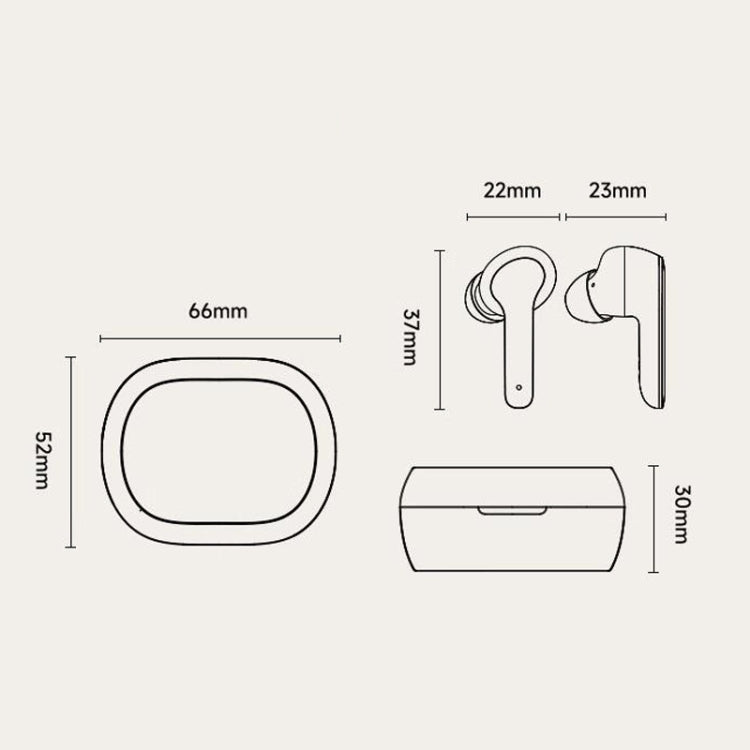 Smart Touch Color Screen Wireless Bluetooth Earphones