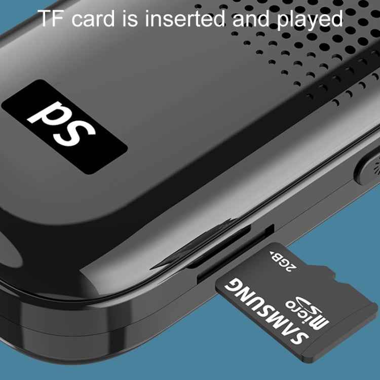 Multifunctional Clip-On Bluetooth Audio Receiver Plug In FM Radio