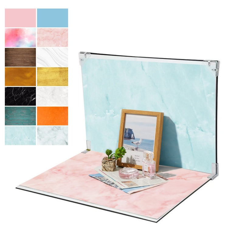 30x40cm 2+7 Thick Background Boards Photography Props Background Set, One, Two, Three