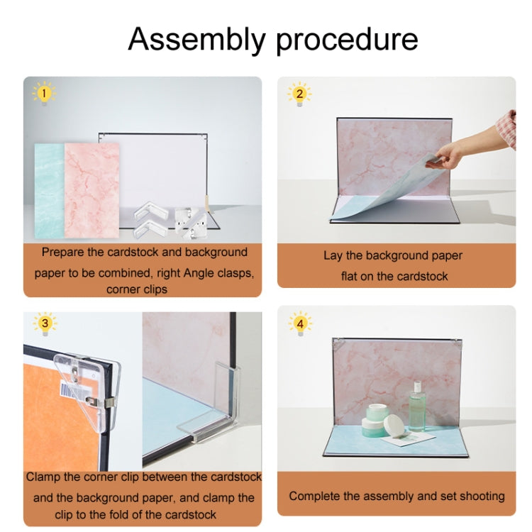42x29cm Window Pane Background Thickened Photography Props Board, One, Two, Three, Four