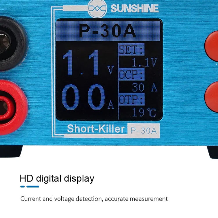 Smart Anti-Burning Universal Mobile Phone Component Repair Motherboard Fault Detector, EU Plug, SUNSHINE P-30A