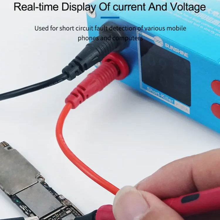 Smart Anti-Burning Universal Mobile Phone Component Repair Motherboard Fault Detector, EU Plug, SUNSHINE P-30A