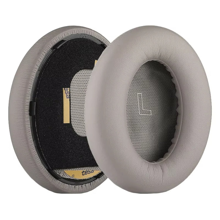 1pair For BOSE QC Ultra Headphone Leather Sponge Cover Earmuffs, Black Leather, White Leather, Gray Leather, Black Lambskin, White Lambskin