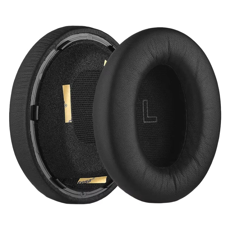 1pair For BOSE QC Ultra Headphone Leather Sponge Cover Earmuffs, Black Leather, White Leather, Gray Leather, Black Lambskin, White Lambskin