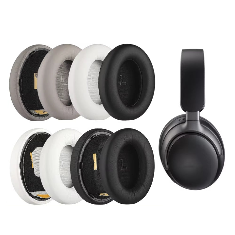1pair For BOSE QC Ultra Headphone Leather Sponge Cover Earmuffs, Black Leather, White Leather, Gray Leather, Black Lambskin, White Lambskin