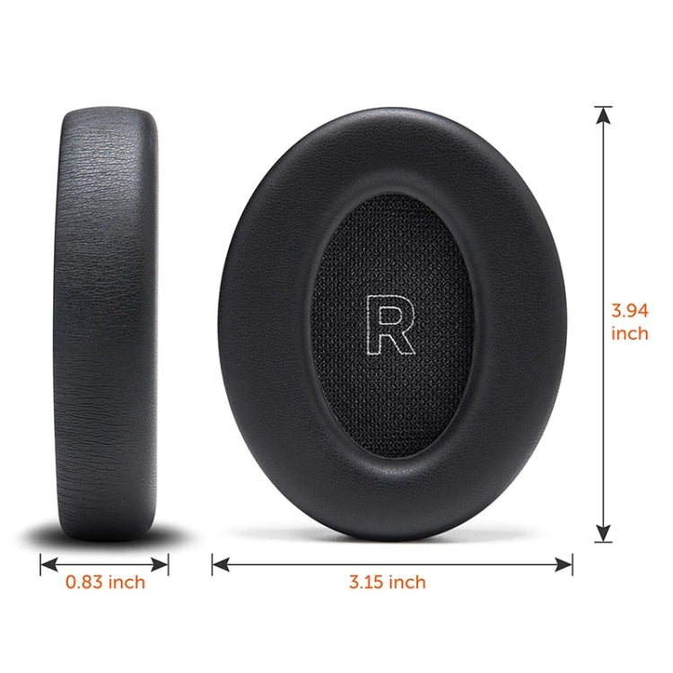 1pair For BOSE QC Ultra Headphone Leather Sponge Cover Earmuffs, Black Leather, White Leather, Gray Leather, Black Lambskin, White Lambskin