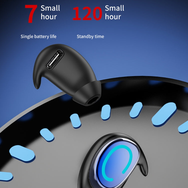 Q9 In-Ear Mini Sports Invisible Sleep Single Ear Bluetooth Earphone
