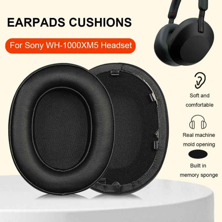 For Sony WH-1000XM5 Bluetooth Headset + Headband + Earmuff Protective Cover