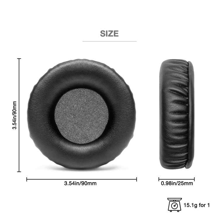 1pair Headphone Leather Sponge Cover Earmuffs For Pioneer HDJ-X5 / HDJ-X7 / HDJ-X10