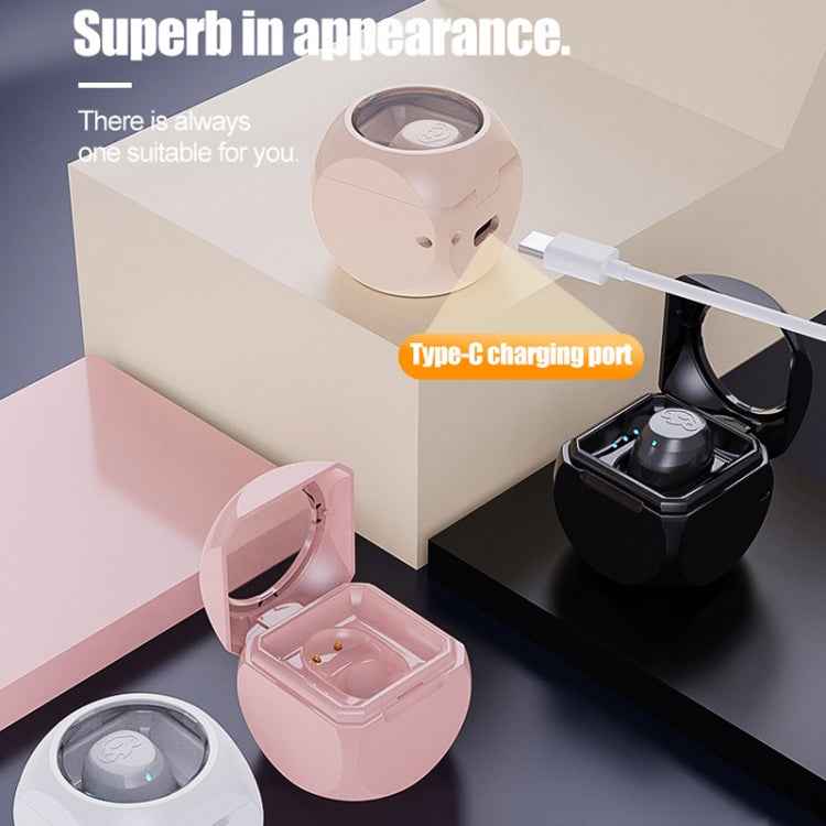 Q1 Mini Single Ear With Charging Compartment Wireless Invisible Stereo Bluetooth Earphone