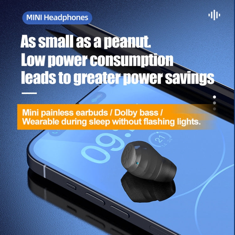 Q1 Mini Single Ear With Charging Compartment Wireless Invisible Stereo Bluetooth Earphone