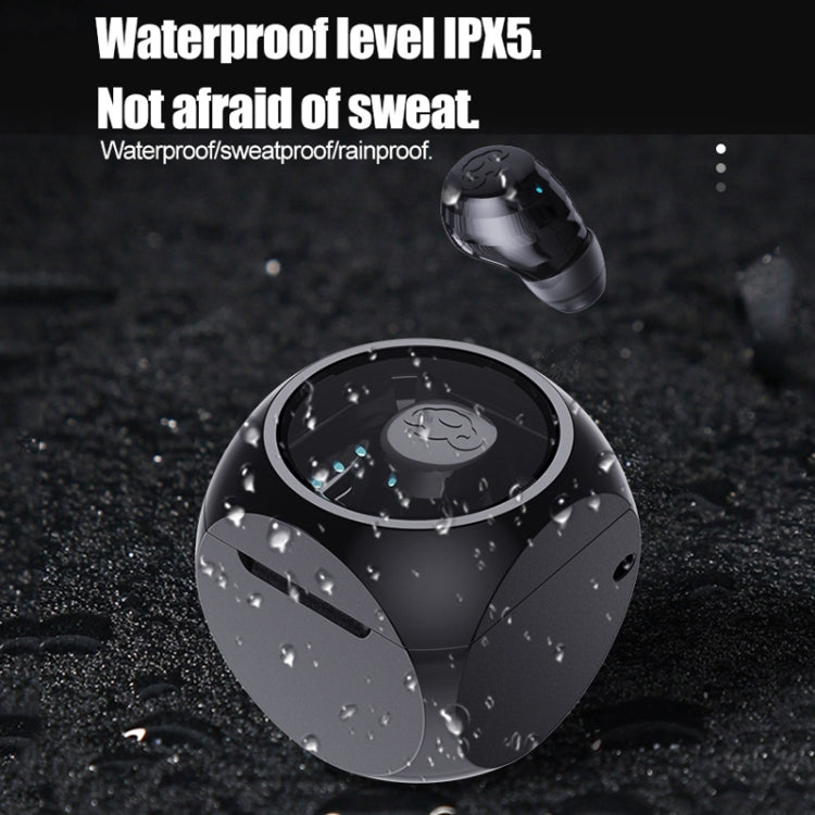 Q1 Mini Single Ear With Charging Compartment Wireless Invisible Stereo Bluetooth Earphone