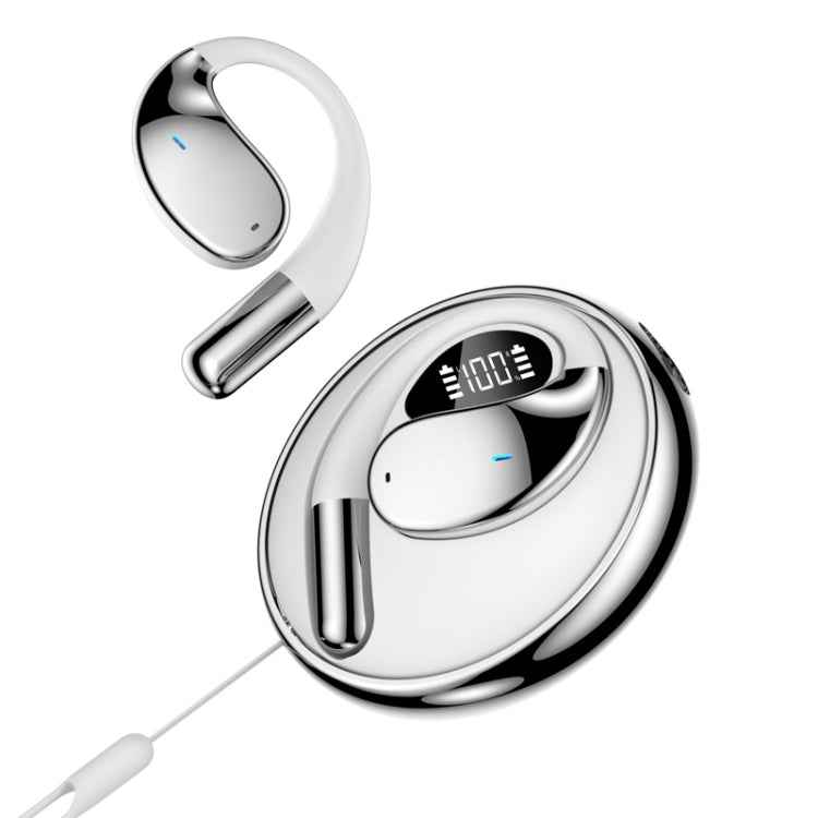 Q93 Planet Energy Ring Rotating Open-Ear Bluetooth Earphone With Lanyard