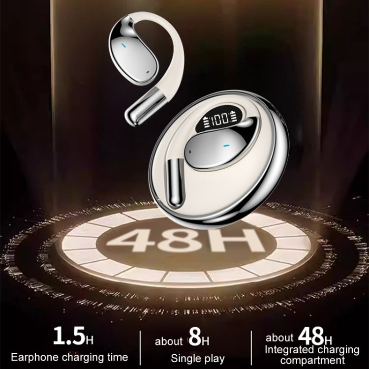 Q93 Planet Energy Ring Rotating Open-Ear Bluetooth Earphone With Lanyard