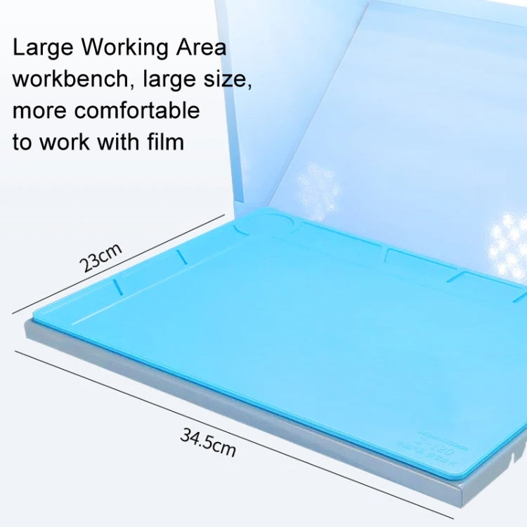 SUNSHINE SS-917C Mobile Phone Screen Repair Dust-free Workbench Green White Light Dual Lamps Dust Display Lamp Operator Bench