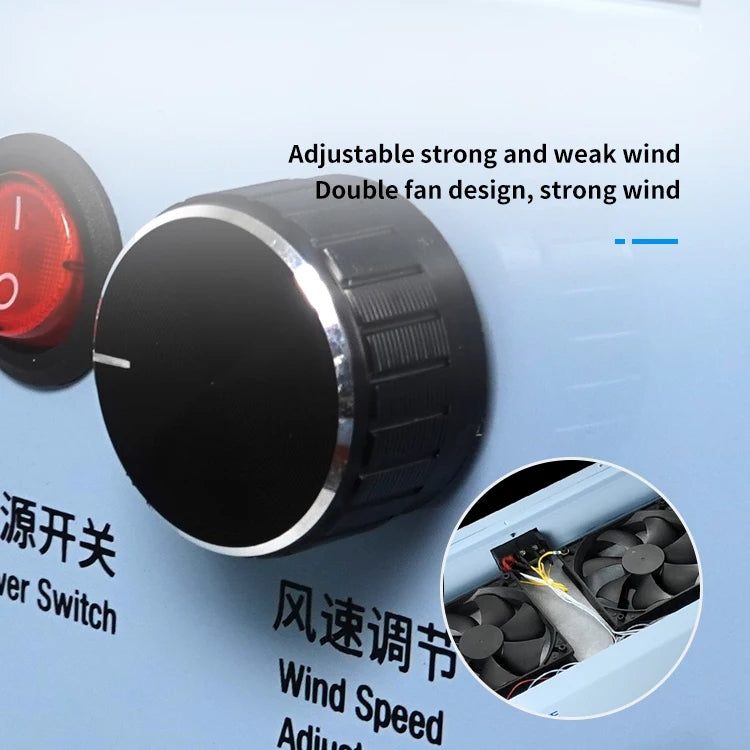 SUNSHINE SS-917C Mobile Phone Screen Repair Dust-free Workbench Green White Light Dual Lamps Dust Display Lamp Operator Bench