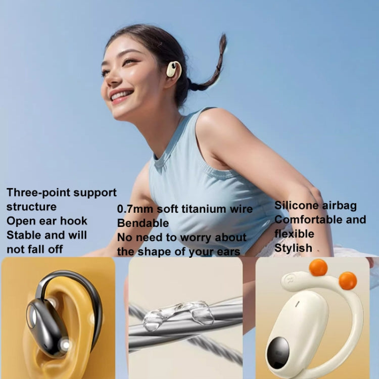 Wireless Hanging Ear Bluetooth Earphone Bone Conduction No In-Ear Open Sports Earphones