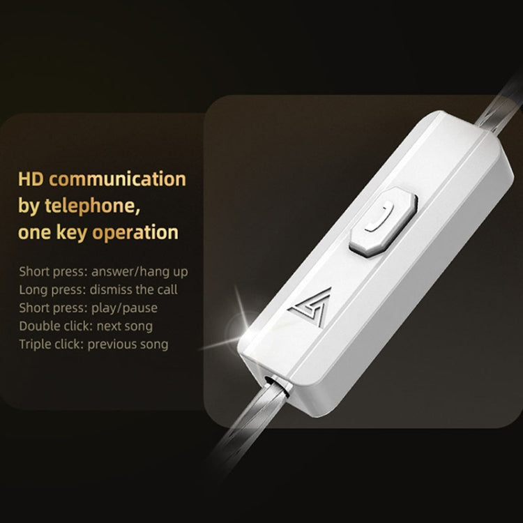 3.5mm Mobile Phone Earphones Sports In-Ear Pluggable Stage Earphone