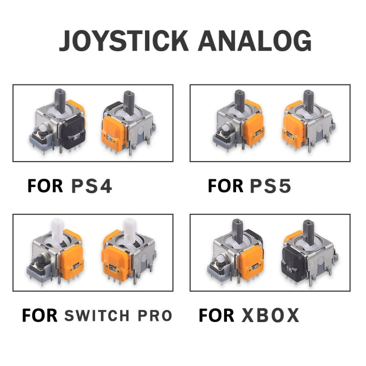 High-precision Adjustable Hall Electromagnetic Joystick, For PS5 Gen3, For PS4, For Switch Pro, For XBOX