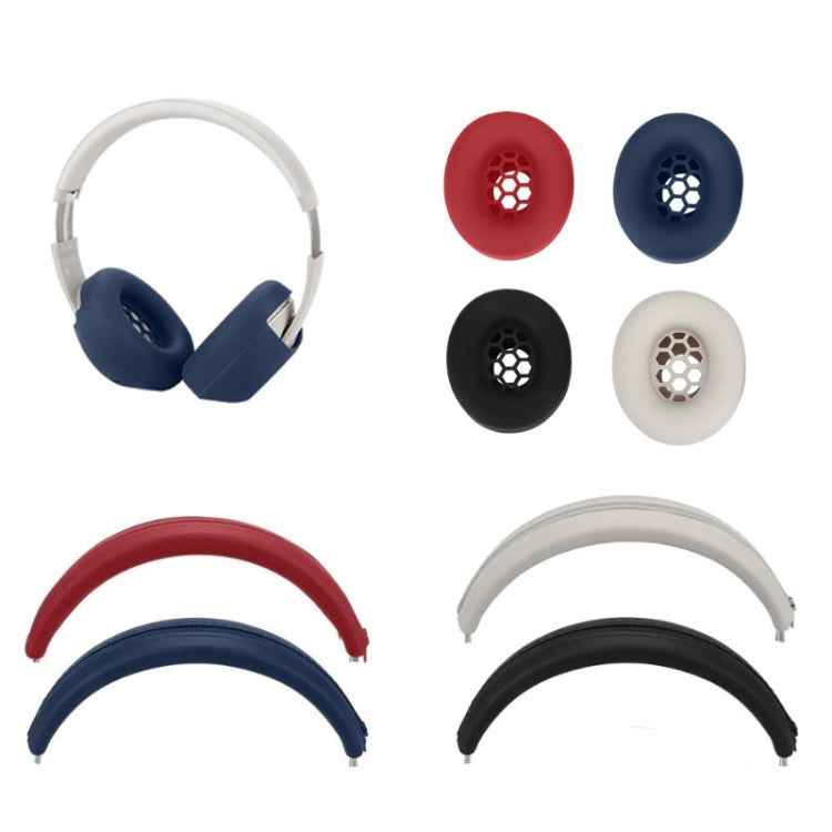 For Beats Studio Pro Headphones Silicone Ear Cushion + Headband Cover Set