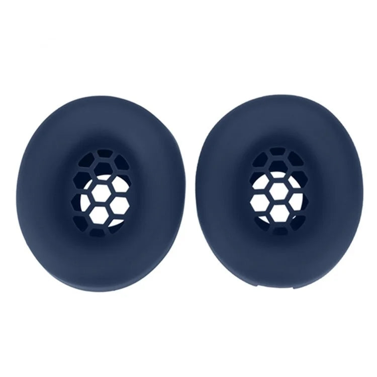 For Beats Studio Pro Headphones Silicone Cover Ear Cushion, Ear Cushion(Black), Ear Cushion(Beige), Ear Cushion(Red), Ear Cushion(Deep Blue)