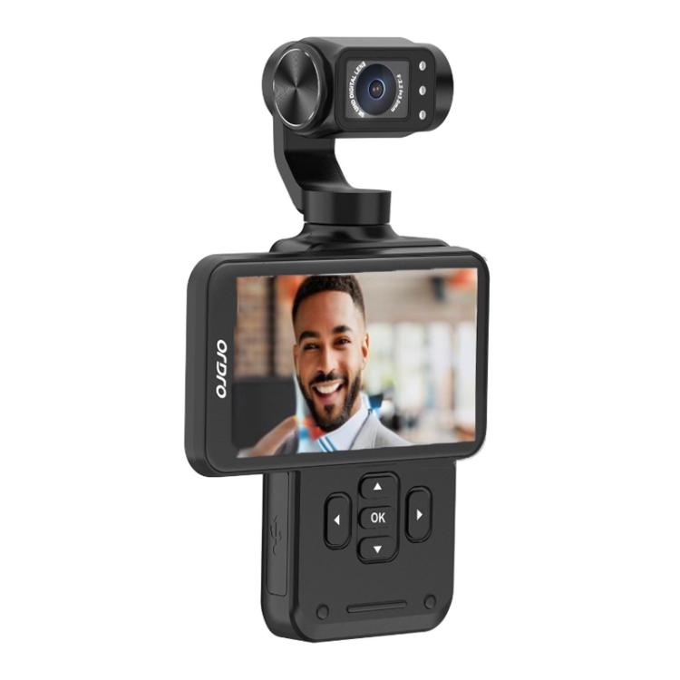 Ordro HD DV Three-Axis Anti-Shake Gimbal Rotating Screen Pocket Camera, M5