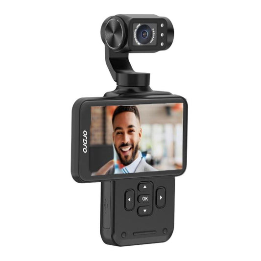 Ordro HD DV Three-Axis Anti-Shake Gimbal Rotating Screen Pocket Camera, M5