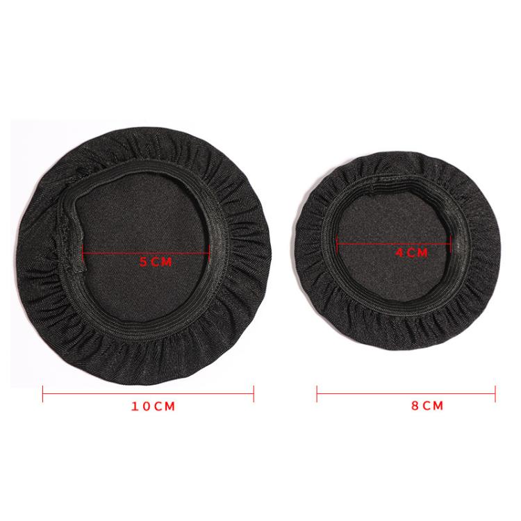 2pcs Universal Round Reusable Headset Dust Cover Sweat-proof Breathable Protective Cover